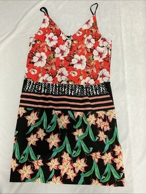 NWT Clover Canyon Tropical Floral Mini Dress XS